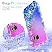 LeYi Compatible with Funda Samsung Galaxy S7 Edge Silicona Purpurina Carcasa con...