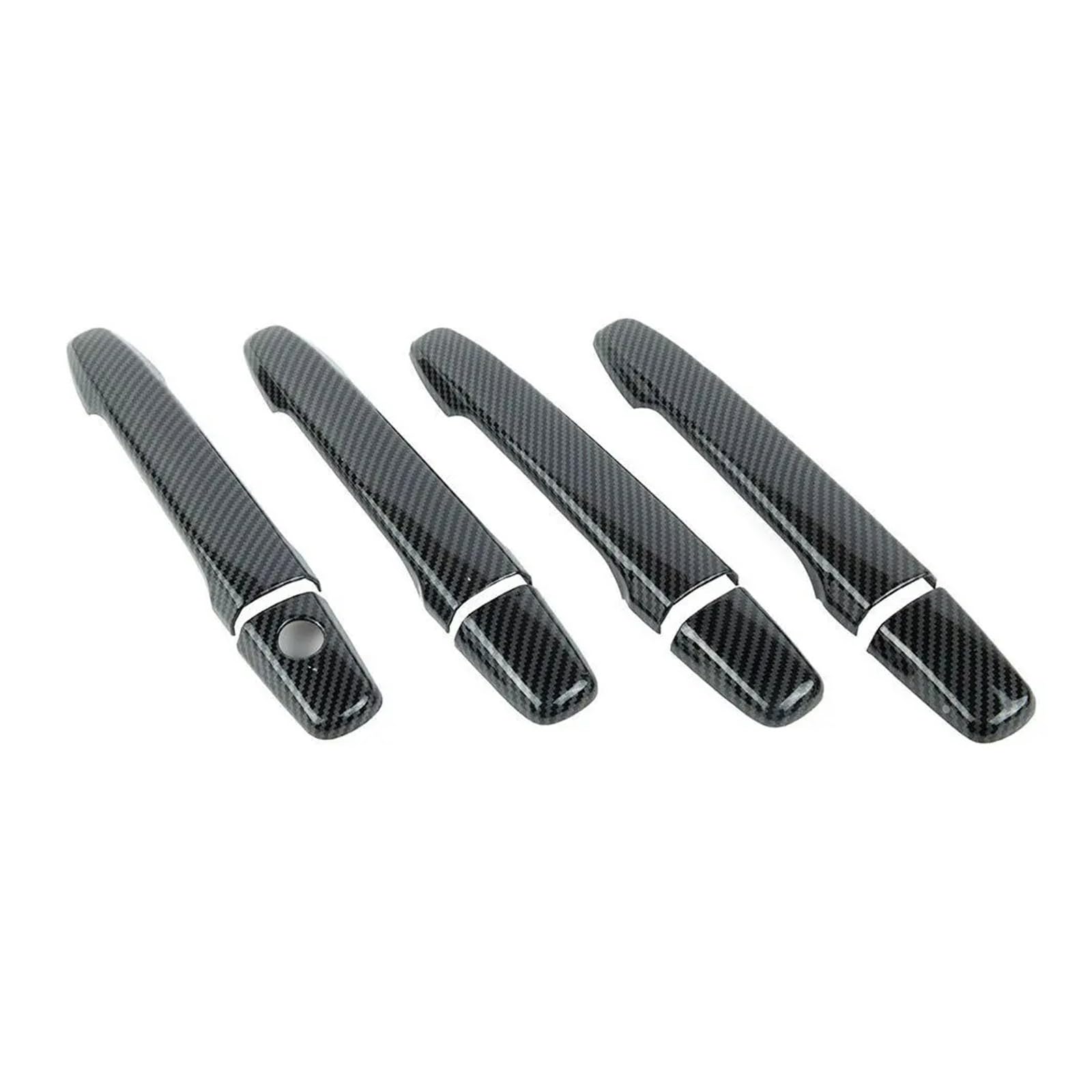 CFAYRLMS Door Pull Cover Compatible with Mitsubishi for Lancer for Evolution X‌ 2008-2017 Car Exterior Door Handle Moulding Cover Trim Decor Auto