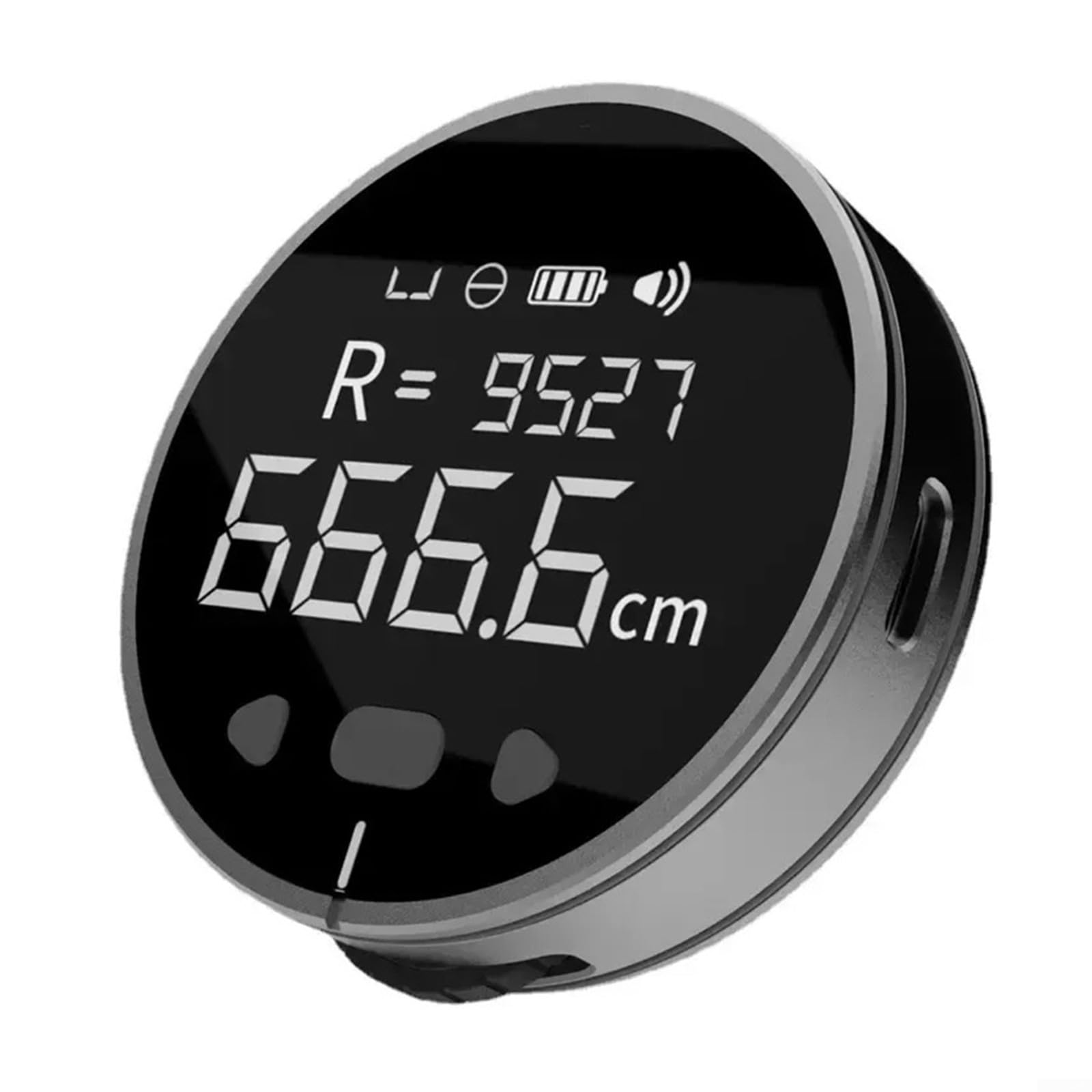 Cinta métrica digital recargable, herramienta de medición de larga distancia de 99 m con pantalla LCD, cuerpo de aleación de aluminio, para construcción, bricolaje, costura y mejoras del