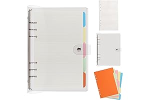 Bound to Please: FYY Clear A5 Loose Leaf Binder 6 Ring