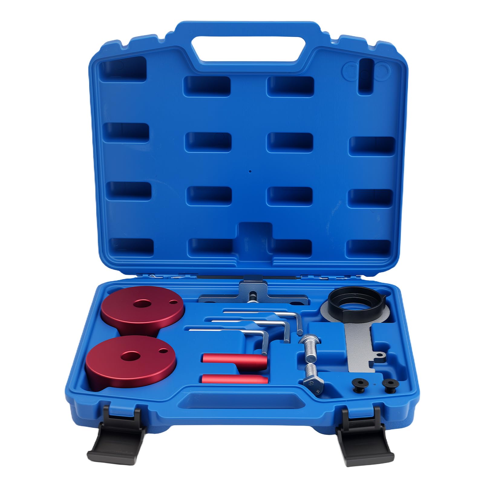 maXpeedingrods Outil de réglage du moteur pour Ford Focus Transit S-Max 2.0 TDCi EcoBlue 303-1643 303-1637 303-1650 Bleu, Kit d'outils de synchronisation d'alignement d'arbre à cames du moteur