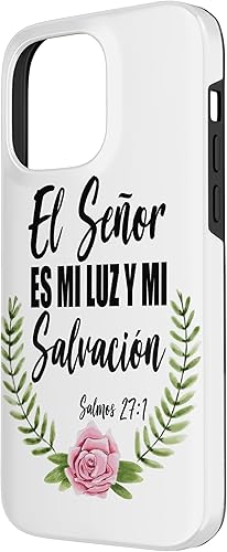Miniatura 53 de iPhone X/XS El Señor Es Mi Luz Española Biblia Cristiana Biblia Cristiana Caso
