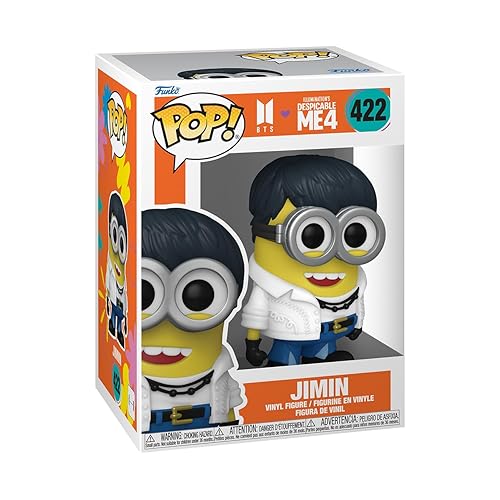 Funko POP! Rocks: Minions X BTS - Jimin - BTS + Minions - Collectable Vinyl Figure - Gift Idea - Official Merchandise - for Kids & Adults - Movies, Music Fans - Model Figure for Collectors