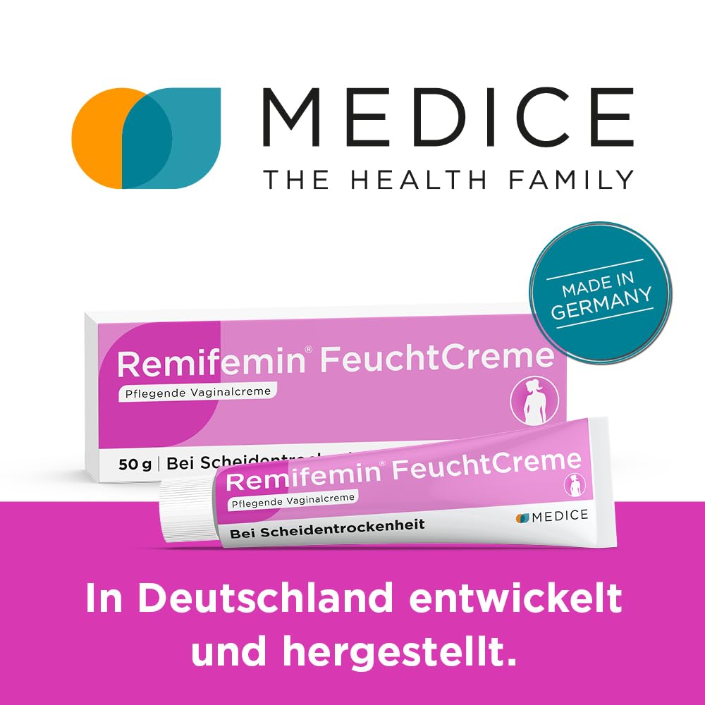 Remifemin FeuchtCreme 2 x 50 g Sparset - bei Scheidentrockenheit - hormonfrei - mit Hamameliswasser - Feuchtcreme bei Scheidentrockenheit