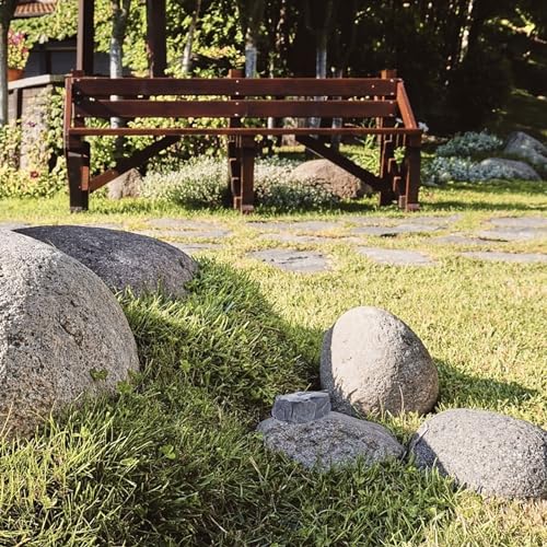 TOVINANNA Stone Key Hider Outdoor Decorative Key Storage Box Fake for Discreet Holding for Garden Porch Material - Image 4