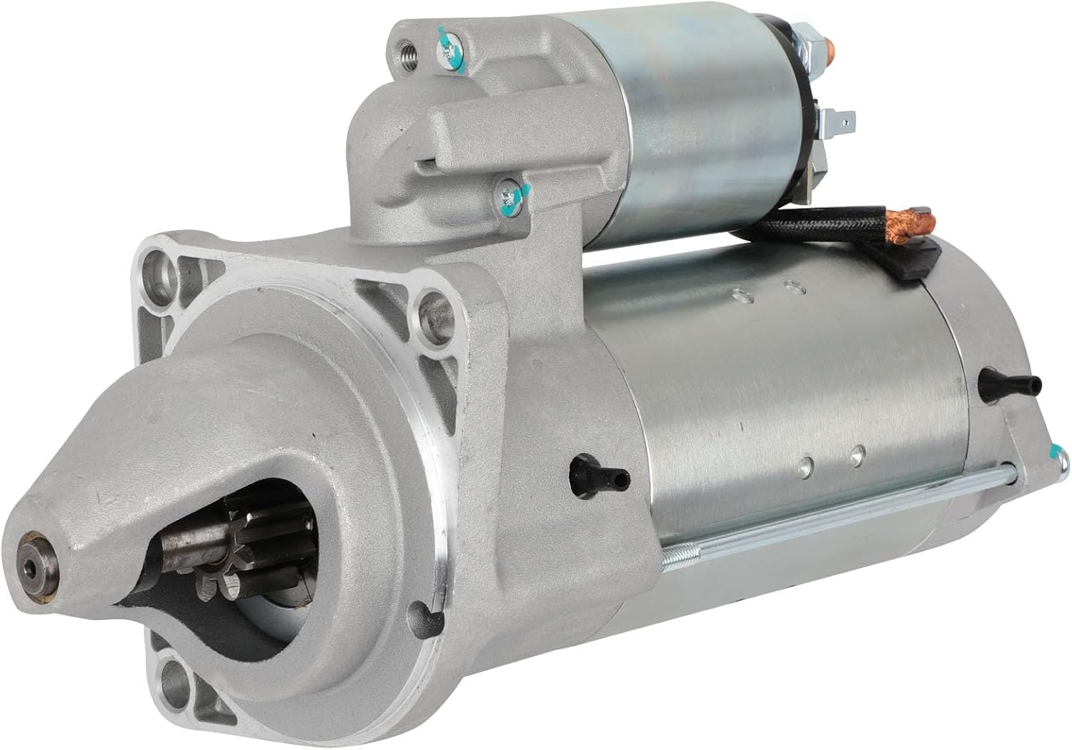 SCITOO Starter Motor 18374 for Case JX70U 2002-2008 All 3cyl 2.9L for JX90U 2002-2006 for New Holland Industrial 5530HC 1992-1996 for TD80D 2006-2008 PLGR 12V 3.0kW CW 9 Tooth