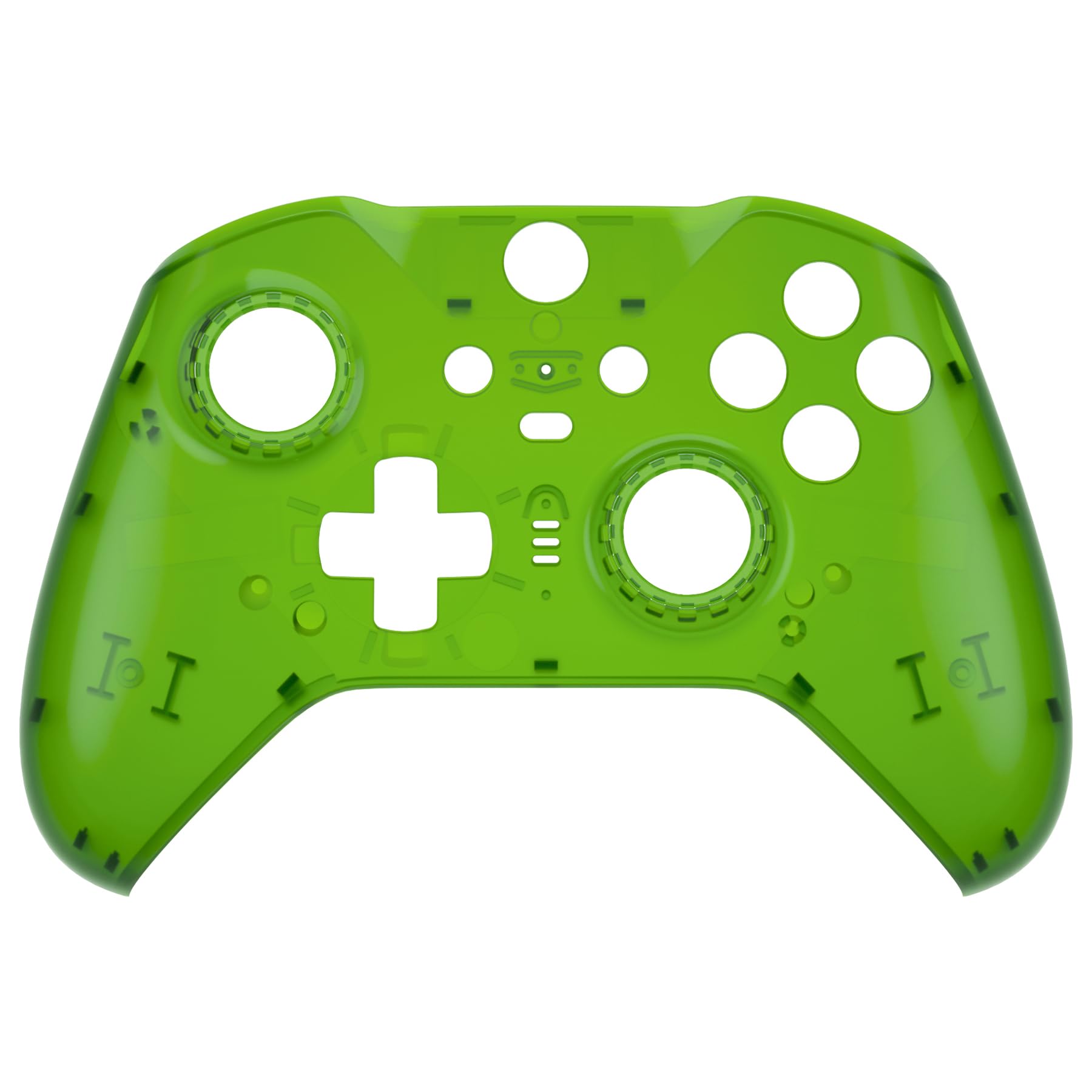 eXtremeRate Coque Avant de Remplacement pour Xbox One Elite Series 2 Manette, Coque Avant Customisé avec Anneaux pour Xbox One Elite Series 2 Manette, Modèle 1797, Vert Clair - 3