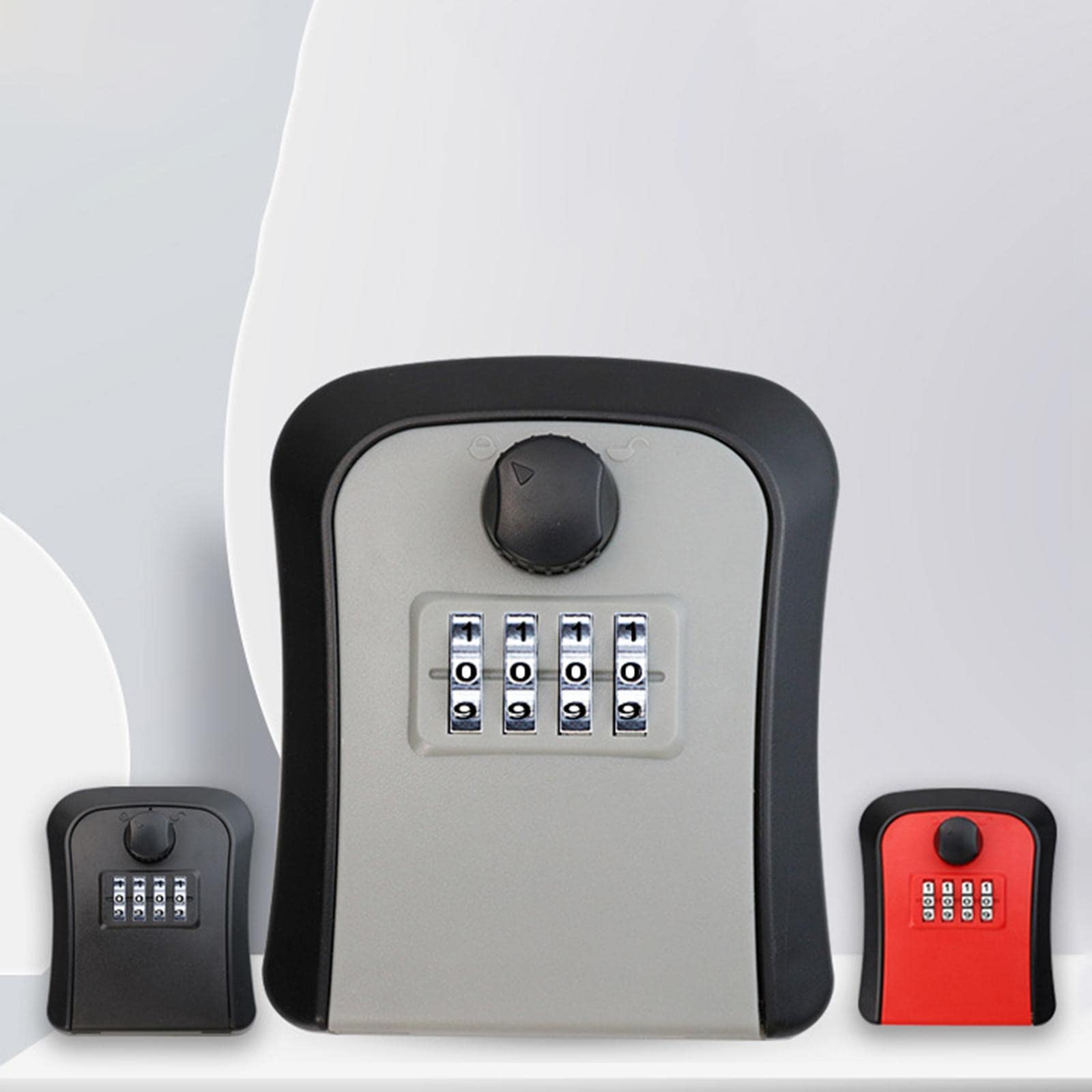 STYLEHEAVEN Outdoor Key Storage Lock Box 4 Digit Wall Mounted for Garden Indoor Home Gray|Home & Garden | Home Dacor | Other Home Dacor 3
