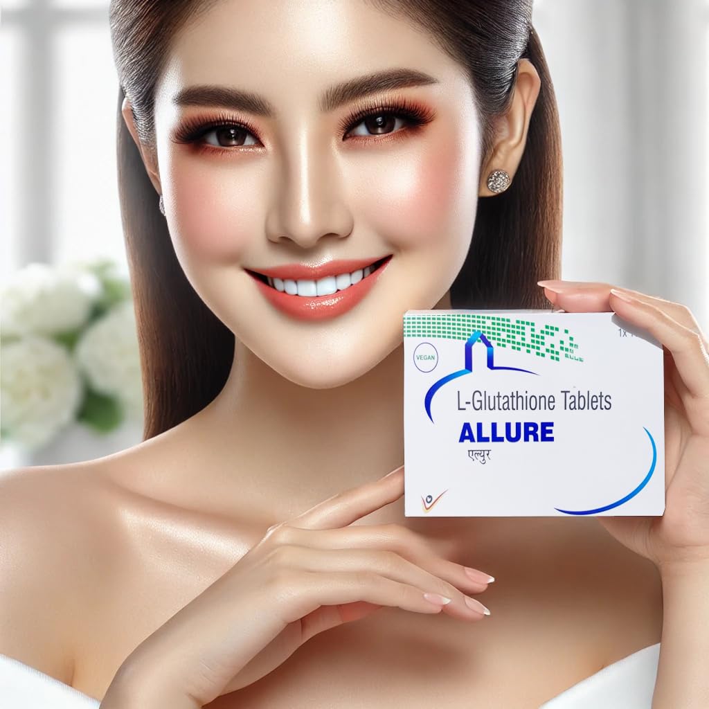 white allure glutathione VOGUE WELLNESS Glutathione Tablet Help to Skin Whitening, Glowing Skin,  Clear Skin, Anti ageing Price in India