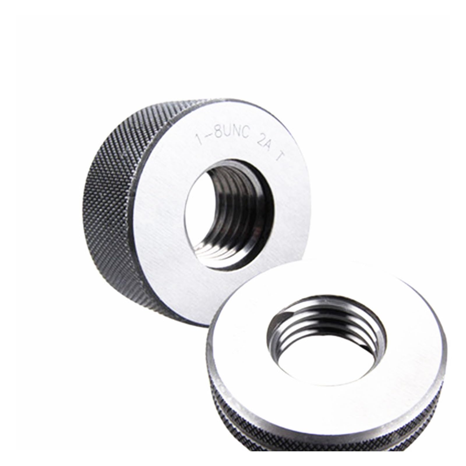 NURII Calibre estándar Americano 3A, Calibre de Anillo de Rosca for Herramientas, 6-32UNC 1/4 5/16 3/8 9/16 3/4 1/2 UNF UN GO NOGO calibres de Rosca (Size : 3I8-16 UNC -3A)