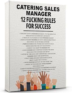 Personalized Catering Sales Manager Poster Wall Art - 12 Rules for Success Canvas Painting, Catering Sales Manager Canvas Painting Print for Office Decoration 26AZ362