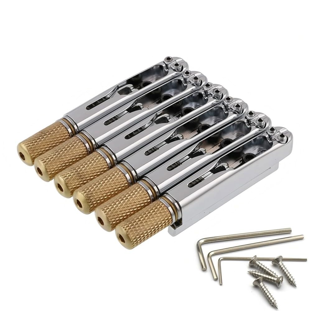 Puentes de Guitarra Sin Cabeza para Guitarra Eléctrica de 6 Cuerdas, Piezas de Guitarra.