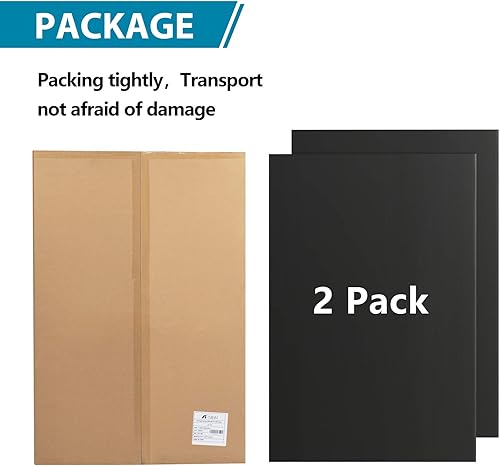 Miniatura 7 de T-SIGN - Cartel de plástico corrugado Coroplast en blanco, 24x36 pulgadas con 316 pulgadas de grosor para póster de repuesto de marco A, letrero