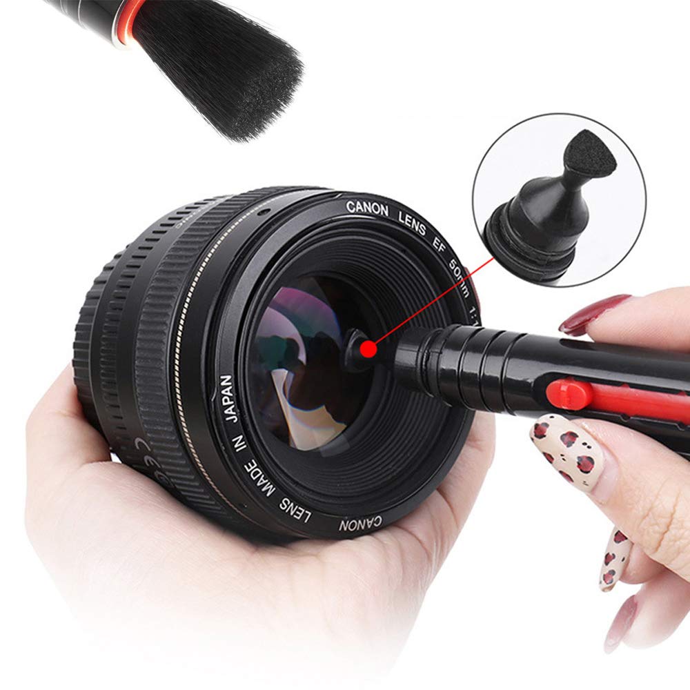 Image secondaire de Kit de Nettoyage pour Camera, Incluant 1 x Stylo de Nettoyage d'Objectif Double Face / 1 x Souffleur d'air / 1 x Chiffon de Nett