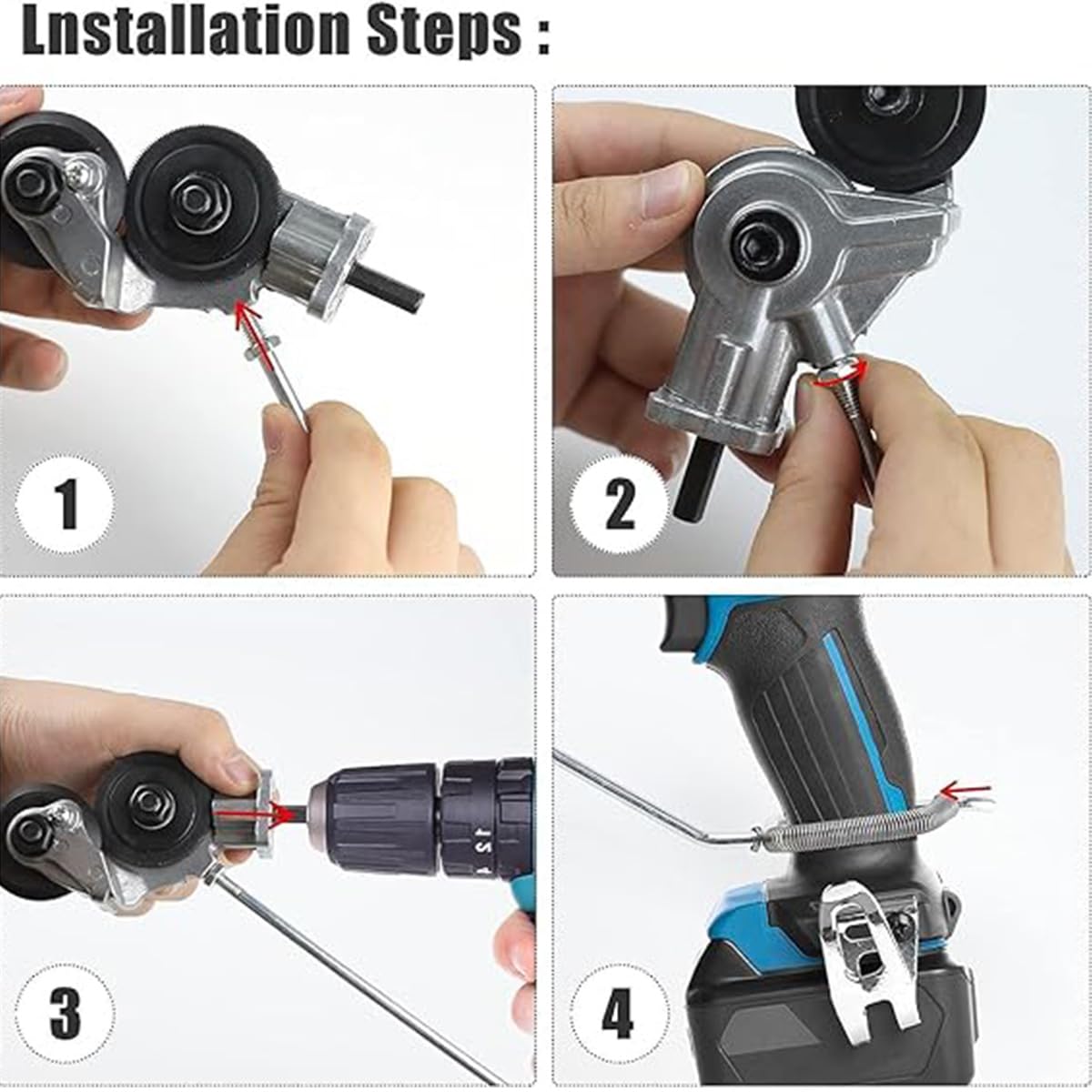 Electric Drill Shears Plate Cutter Attachment Metal Sheet Cutter Nibbler Saw