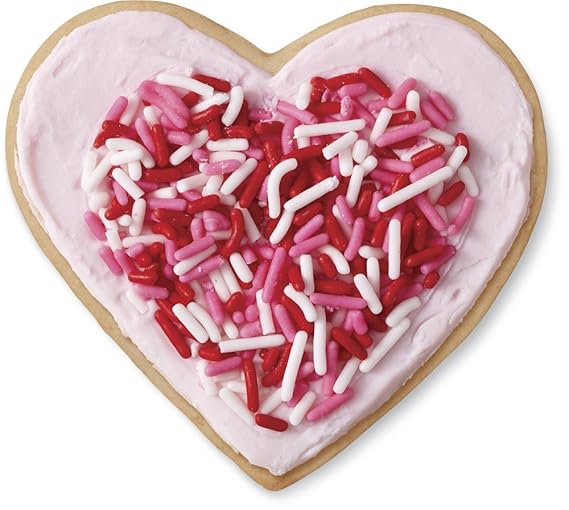 Wilton 2104-7236 Heart Cookie Cutter & Sprinkles