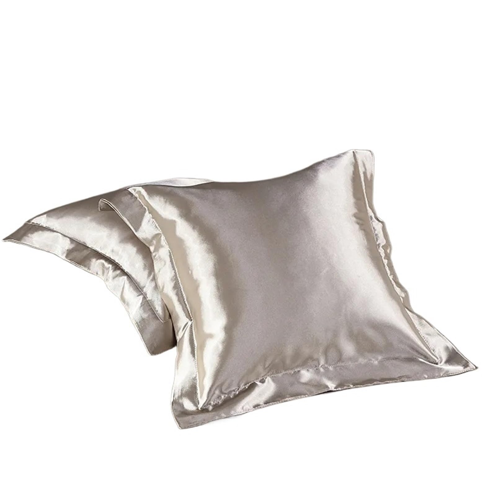 Silk Pillowcase Silk Satin Square Pillowcase Throw Pillow Pillowcase Solid Color Washed Silk Simulation Silk 50x50cm