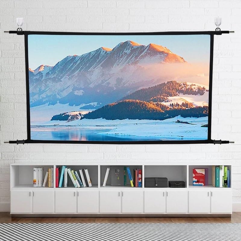 Pantalla portátil plegable para proyección 72 pulgadas miniatura 6