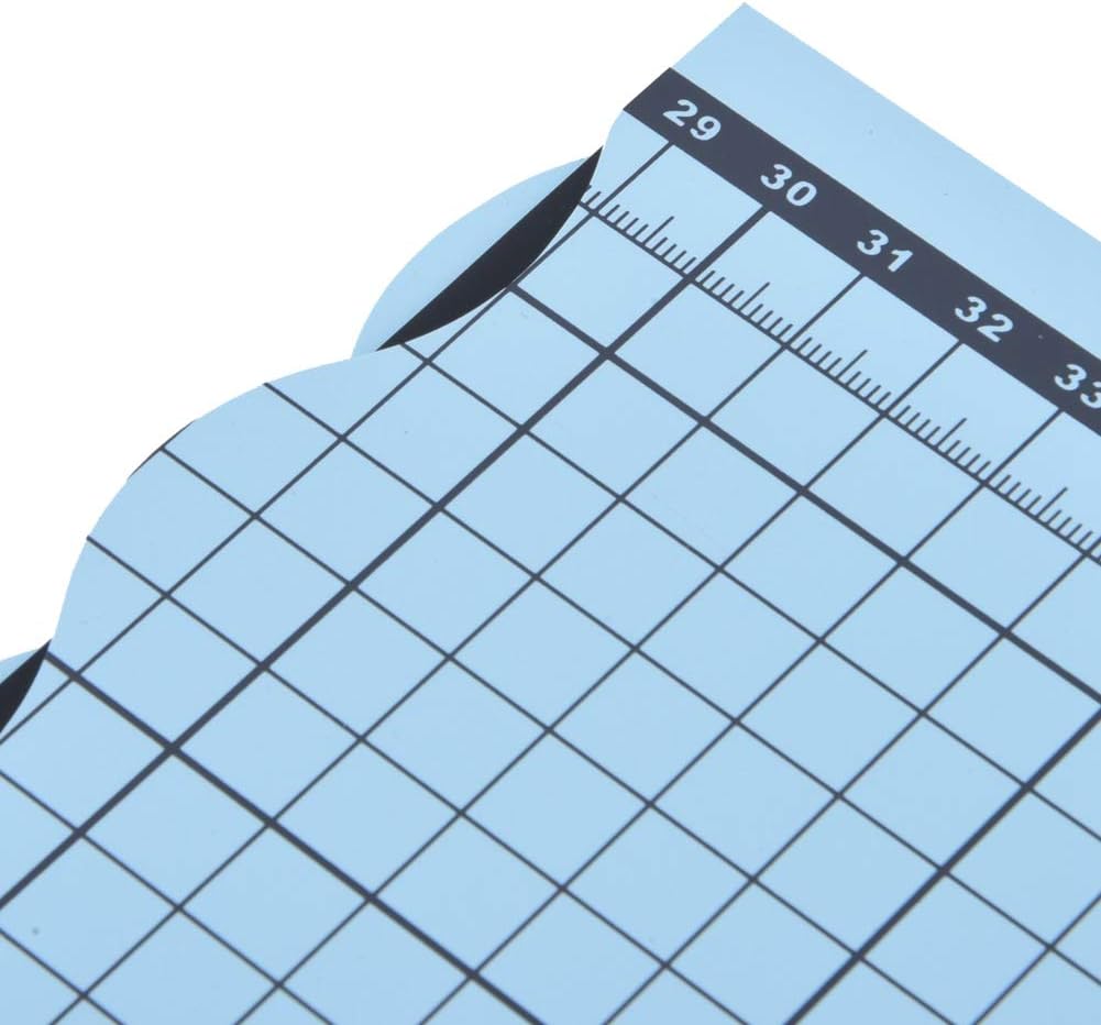 Portable Folding A2 Self Healing Cutting Mat, Foldable Cutting Board with Grid Lines for Paper Leather Fabric Crafts, Non Slip Carving Pad for Drawing Writing Engraving (Blue)