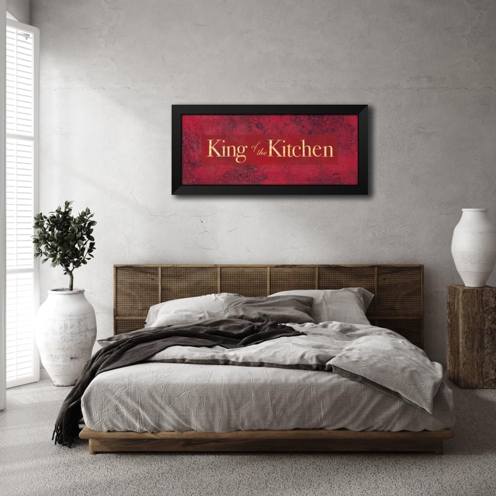 ArtDirect King of the Kitchen Custom Framed Art Print Giclee Print or Canvas Options with Various Sizes and Customization by Marrott, Stephanie