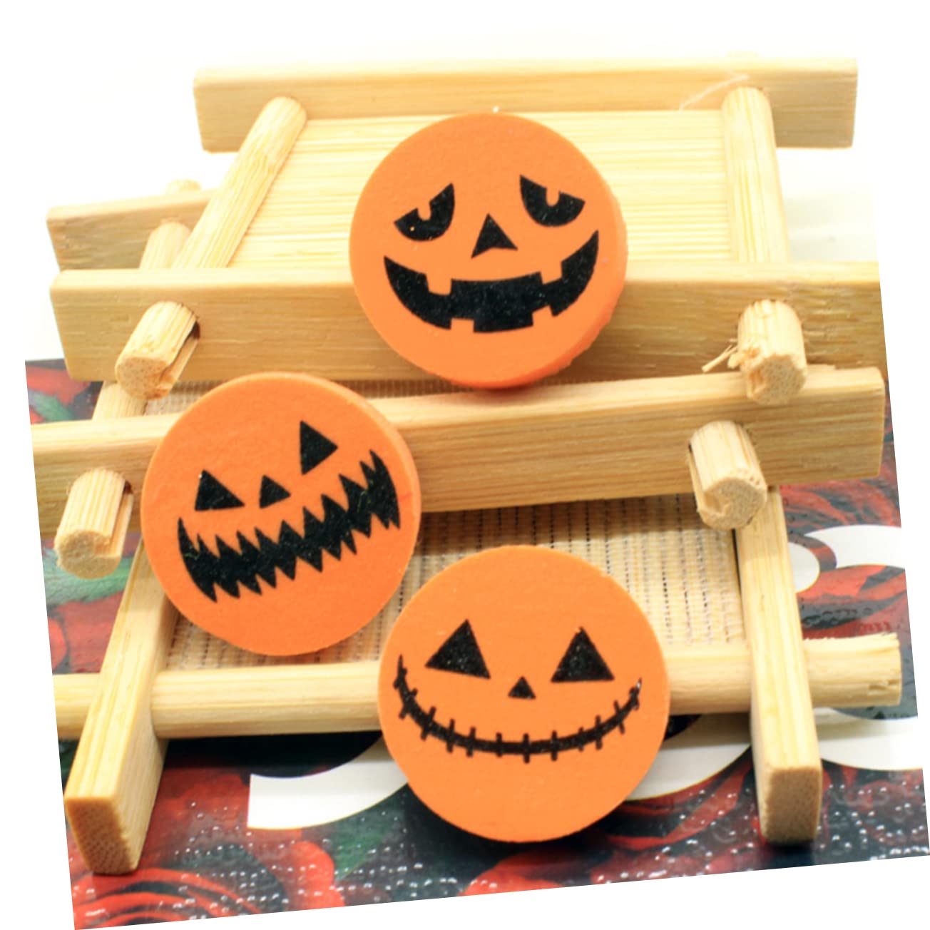 Tofficu 2 Sets Kürbis-radiergummis Für Kinder Halloween-schreibwaren Einzigartige Form Sicher Für Schüler Macht Das Radieren Einfach Und Macht Spaß 96 Stück * 2