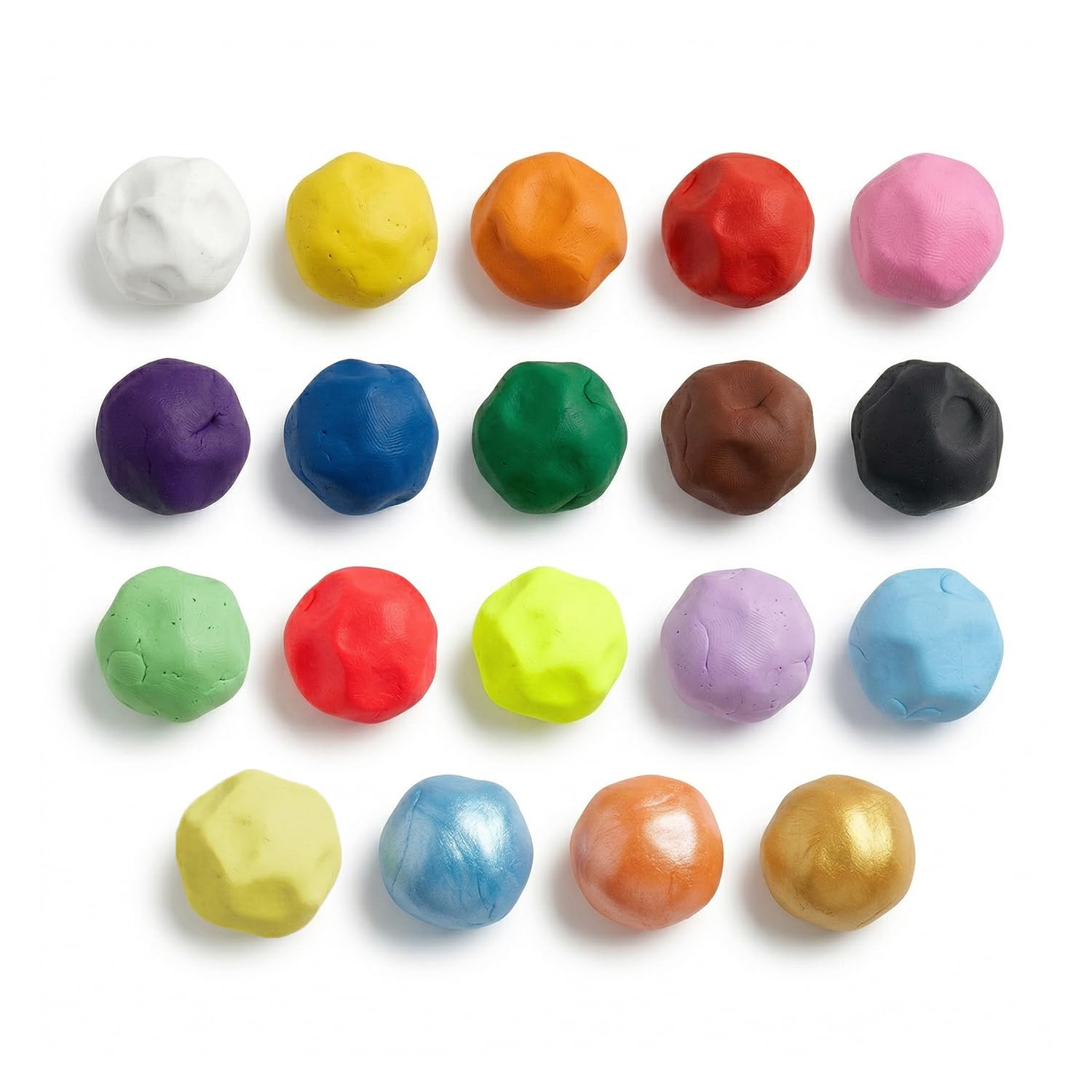 PRIMO Easydò - Pasta da Modellare, Pasta Modellabile 80 Panetti 60g x 19 Colori per Bambini 3+ Anni Classic, Fluo, Metal e Pastel - Made in Italy e Testata, Cartoleria e Lavoretti Creativi per Bambini