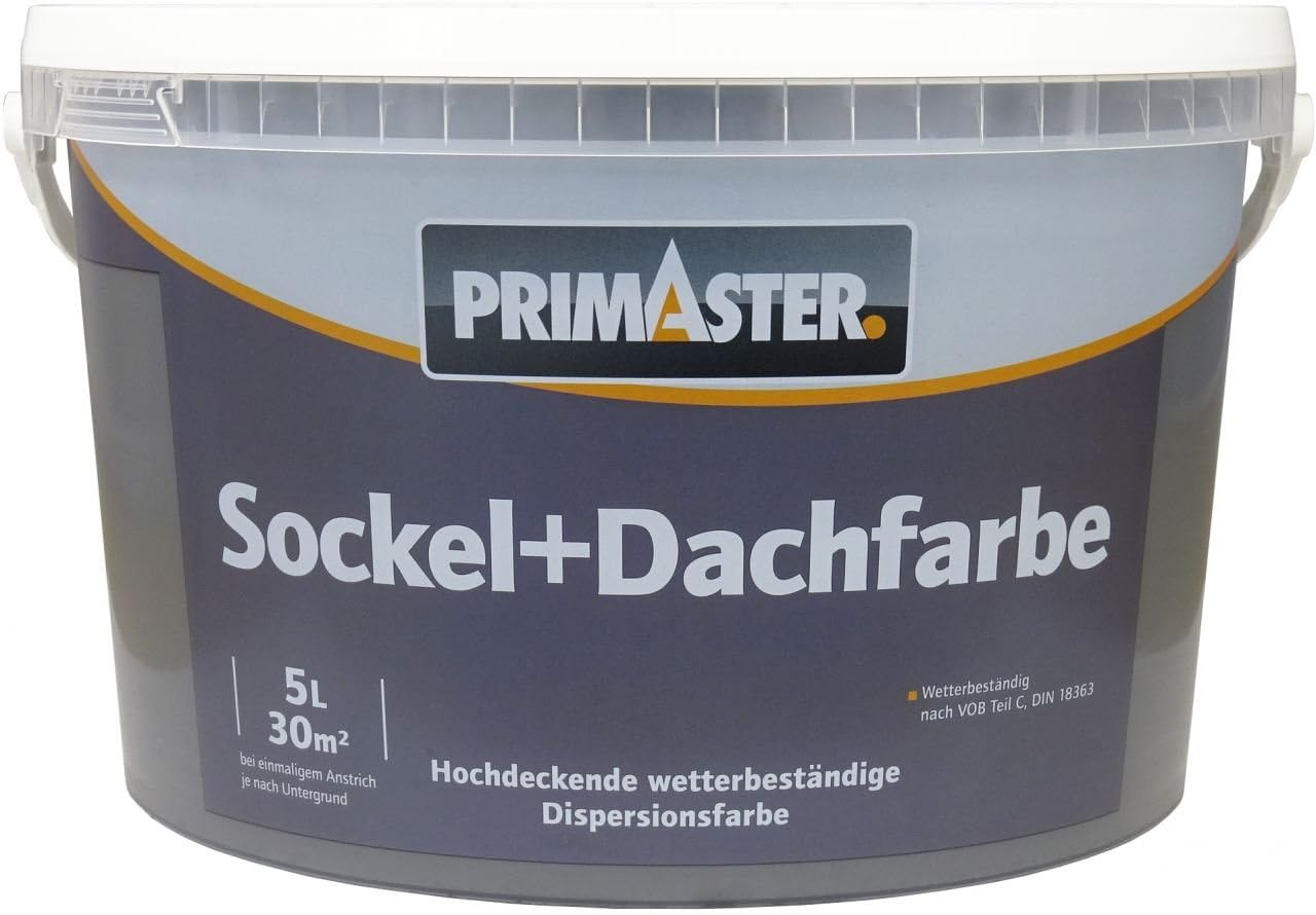 Level+46 Dachfarbe Super Flex UV – Hochdeckend, Elastisch & Wetterbeständig | Für Dachziegel, Blech, Beton