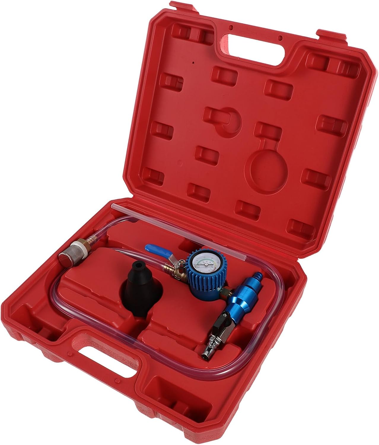 Spill-Proof Coolant Refill Tool Vacuum Filling Kit for Automotive Cooling System Radiator Maintenance Car Repair Equipment