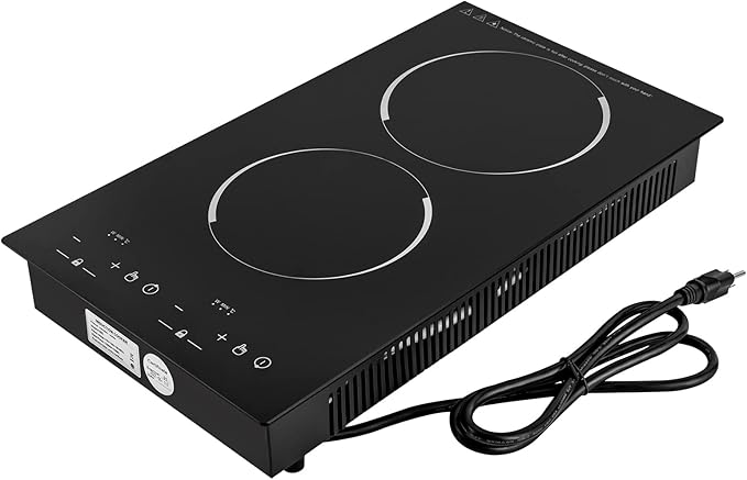 Estufa Vitrocerámica 2 Puestos 51 cm Corriente doméstica 110V miniatura 5