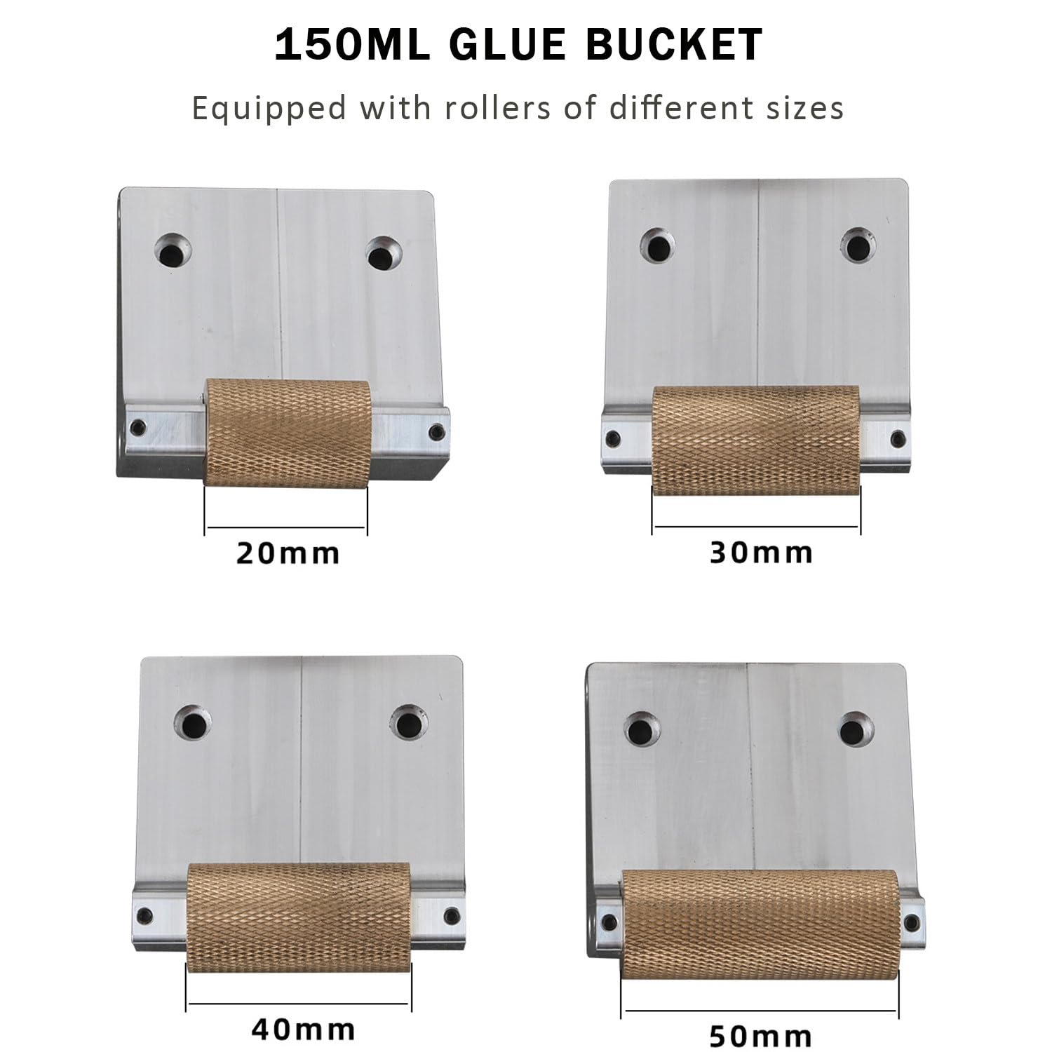 Rullo per colla a caldo, 4 rulli di colla, dispenser adesivo portatile 50-220 ℃ regolabile, per imballaggi in pelle, 50 ml