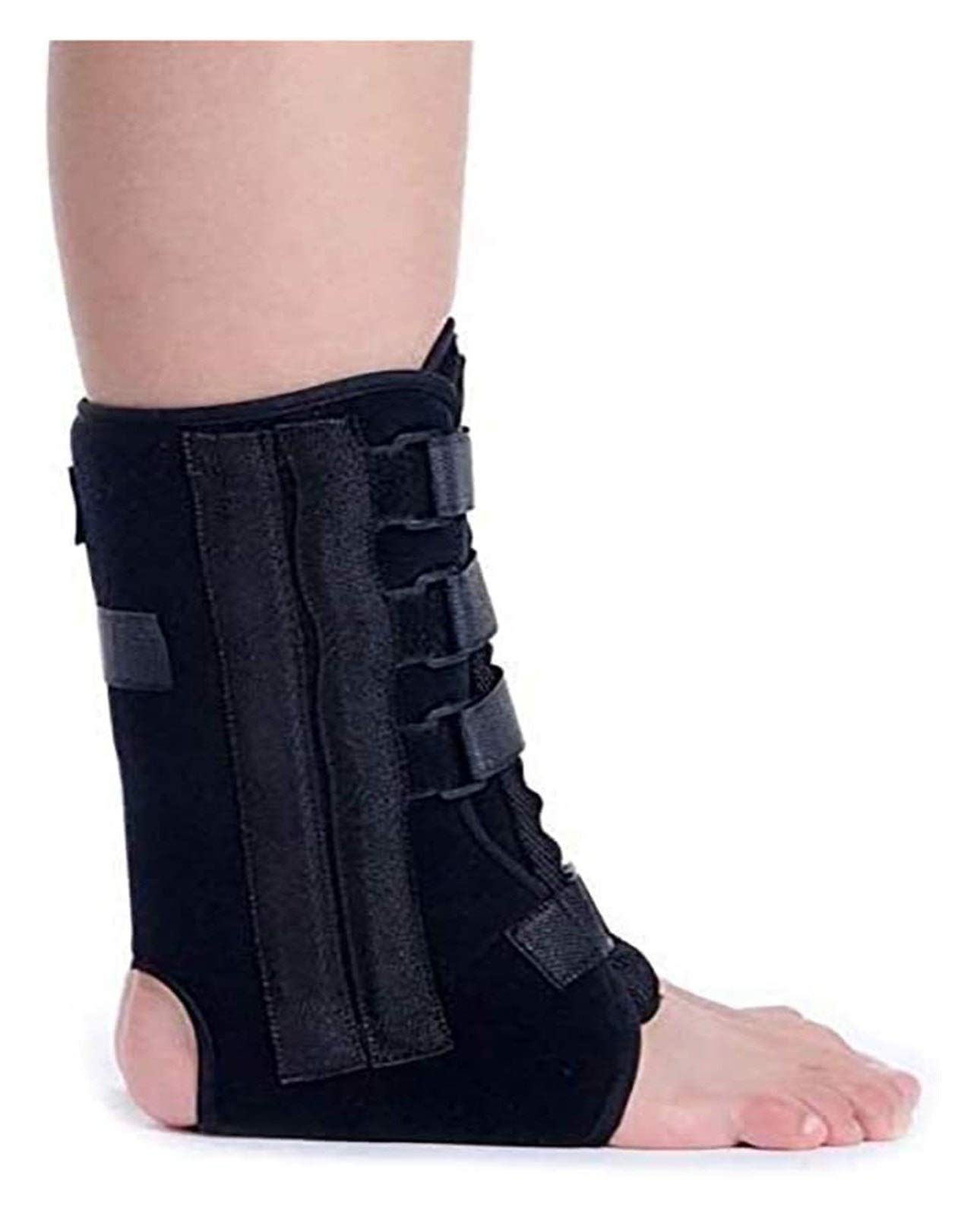 Ortesi regolabile per piede cadente, fascia per caviglia, sollievo dal dolore, fascite plantare, barre stabilizzatrici, ortesi correttiva, aiuta a migliorare l'equilibrio e la forza delle gambe,