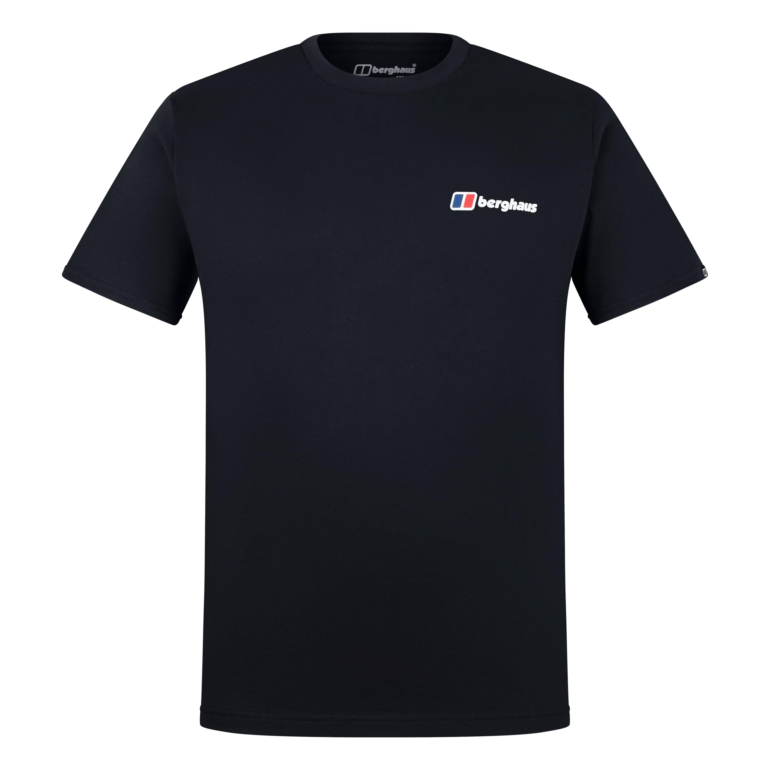 Berghaus Men's Front & Back T-Shirt, Black/Black, S