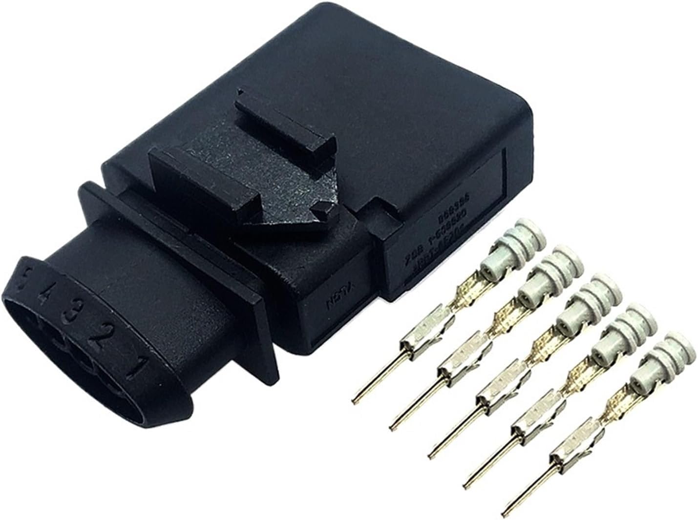 1セット 5ピン電気自動車密封ワイヤコネクタプラグ オスソケット 1J0973805 6N0 973 805 6N0973805用