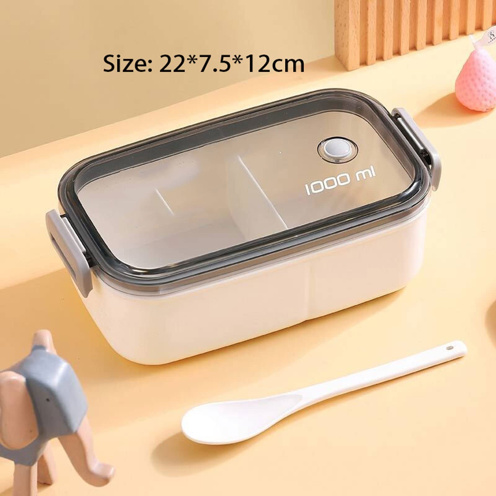 es Accessori da Cucina per Il Pranzo al microonde Contenitore per Alimenti Lunchbox per Lavoratori Scatole Portatili sigillate a Prova di perdite