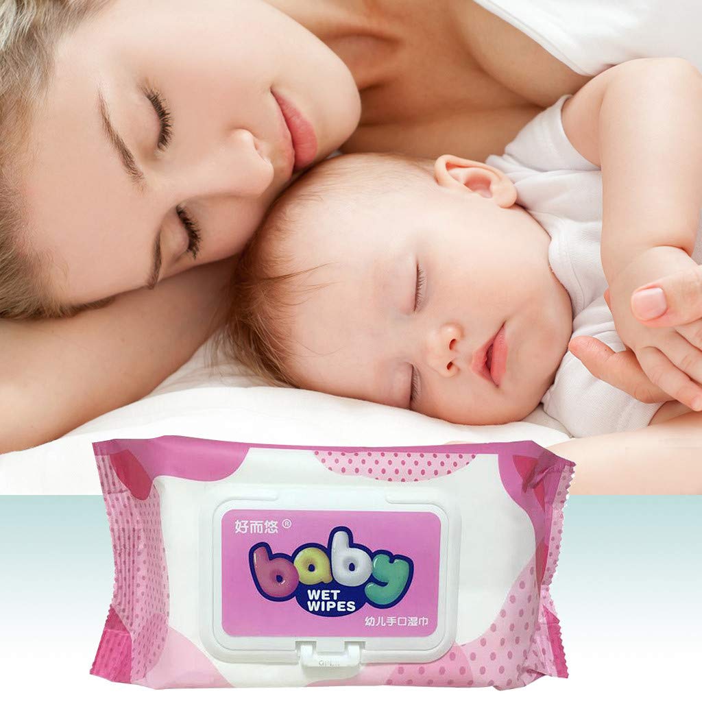 Iulove Baby wischt alkoholfrei ab,Wet Wipe Tissue Clean Hand Health Care 60 Wipes/Pack 20ML,Multifold Paper Towels Absorbency Pockets White Flex-a-Size Paper Towels,Soft Skin-Friendly Paper Towels