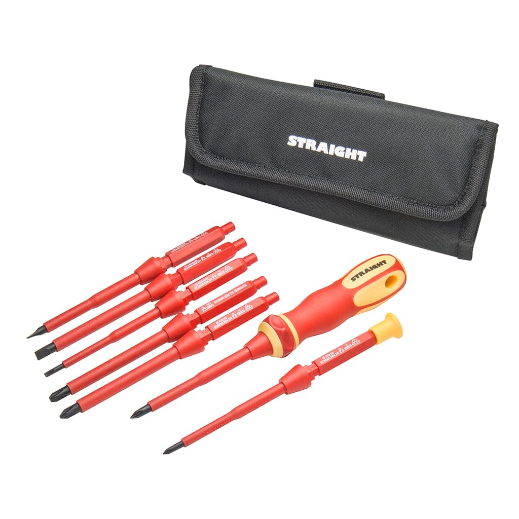 Amazon | (STRAIGHT/ストレート) 絶縁ドライバーセット 差し替えタイプ