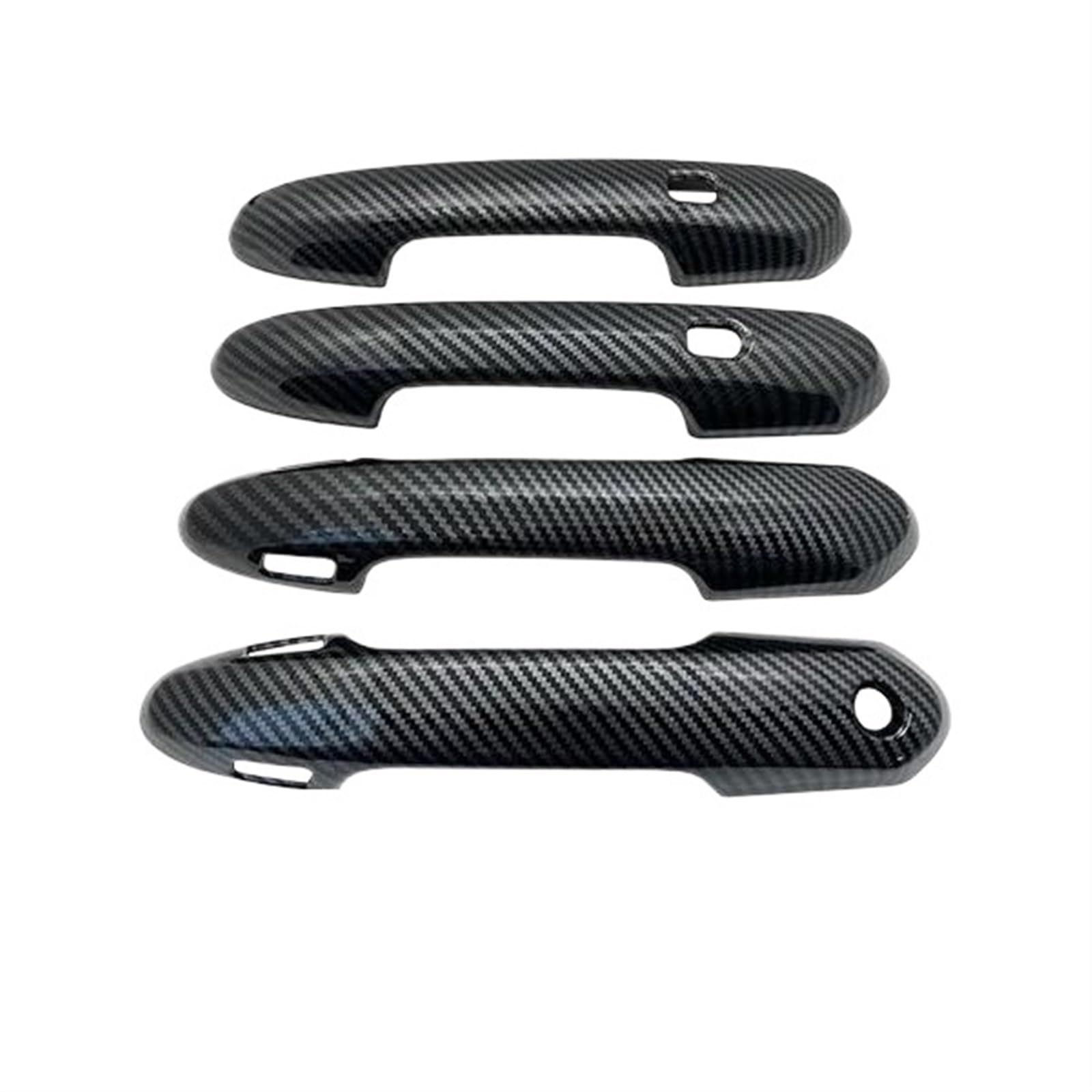 Lzbzhb 4Handle 2 Buttons Car Exterior Outsidedoor Handle For Toyota For Sienna Mk4 Xl40 2021 2022 2023 Granvia Car Exterior Accessories Corate Sticker Carbon Fiber For Smart Door Handle Cover(4Handle 2 Buttons)