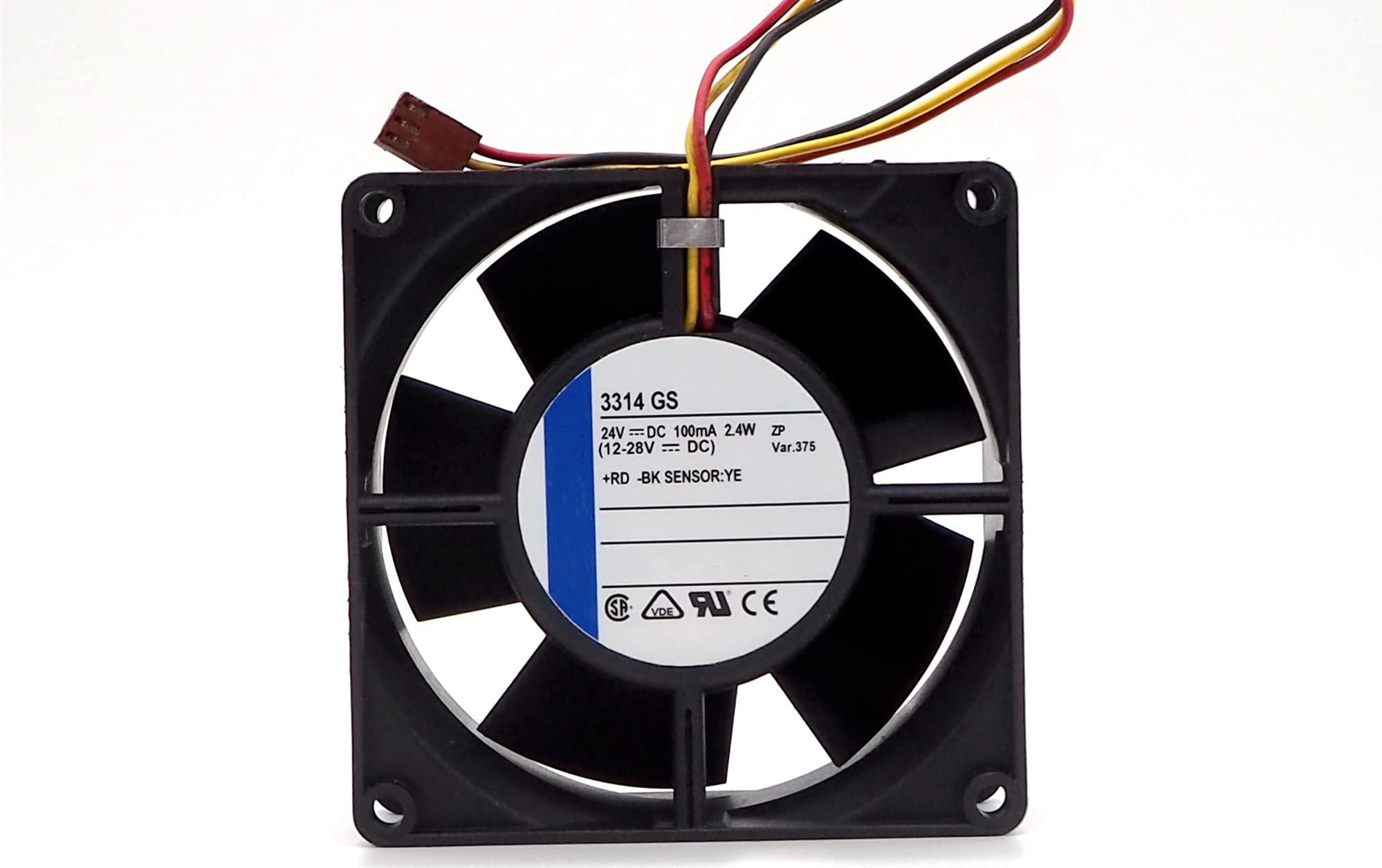 3314GS DC24V 100mA 2.4W 9cm 9032 2-Wire Inverter Cooling Fan