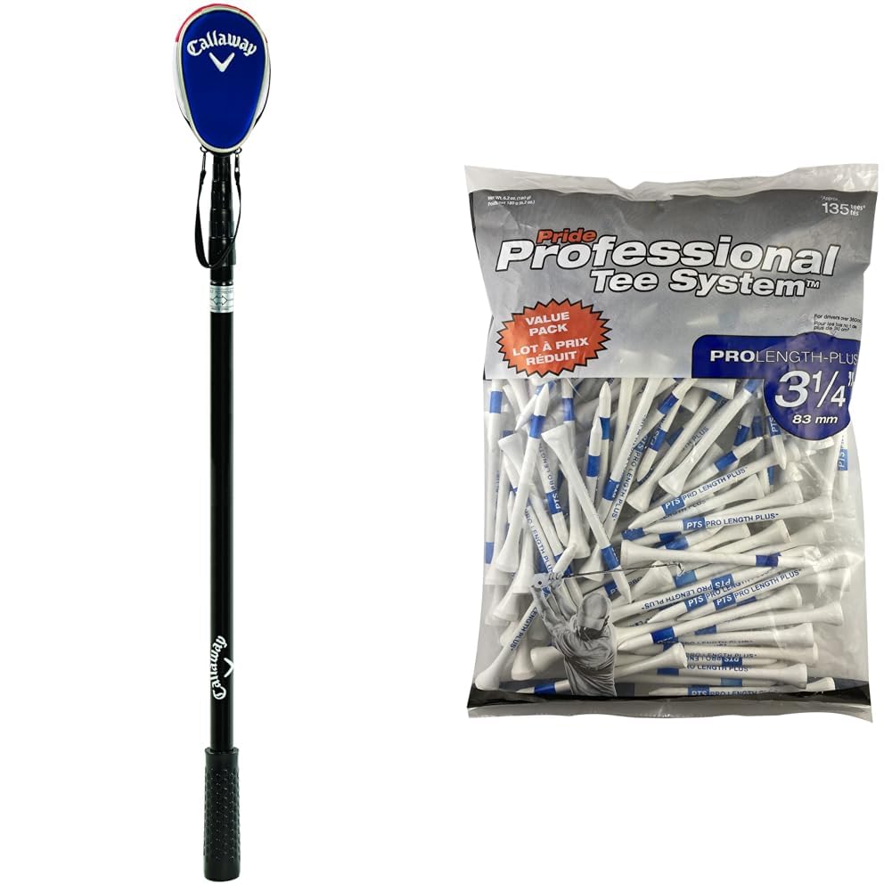 Callaway Golf Ball Retriever for Water, Telescopic with Dual-Zip Headcover