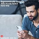 TheGiftKart Shockproof Clear Back Cover Case for Samsung Galaxy A33 5G | 360 Degree Protection | Hard Transparent Back Cover Case for Samsung Galaxy A33 5G (PC & TPU, Transparent Bumper) gallery image
