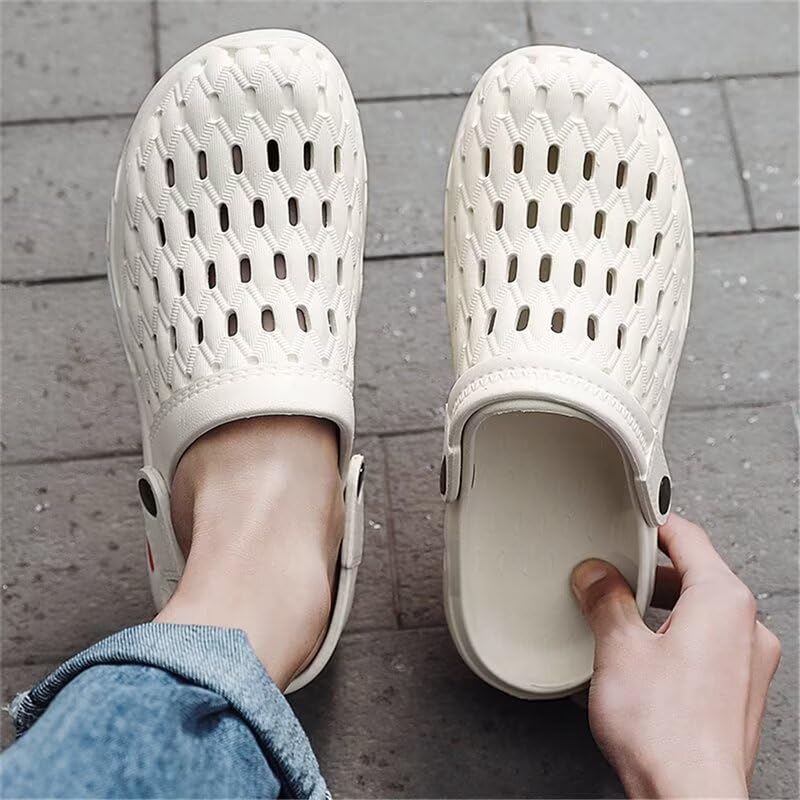 Mens Lightweight Closed Toe Summer Sandals for Beach River Bathroom4