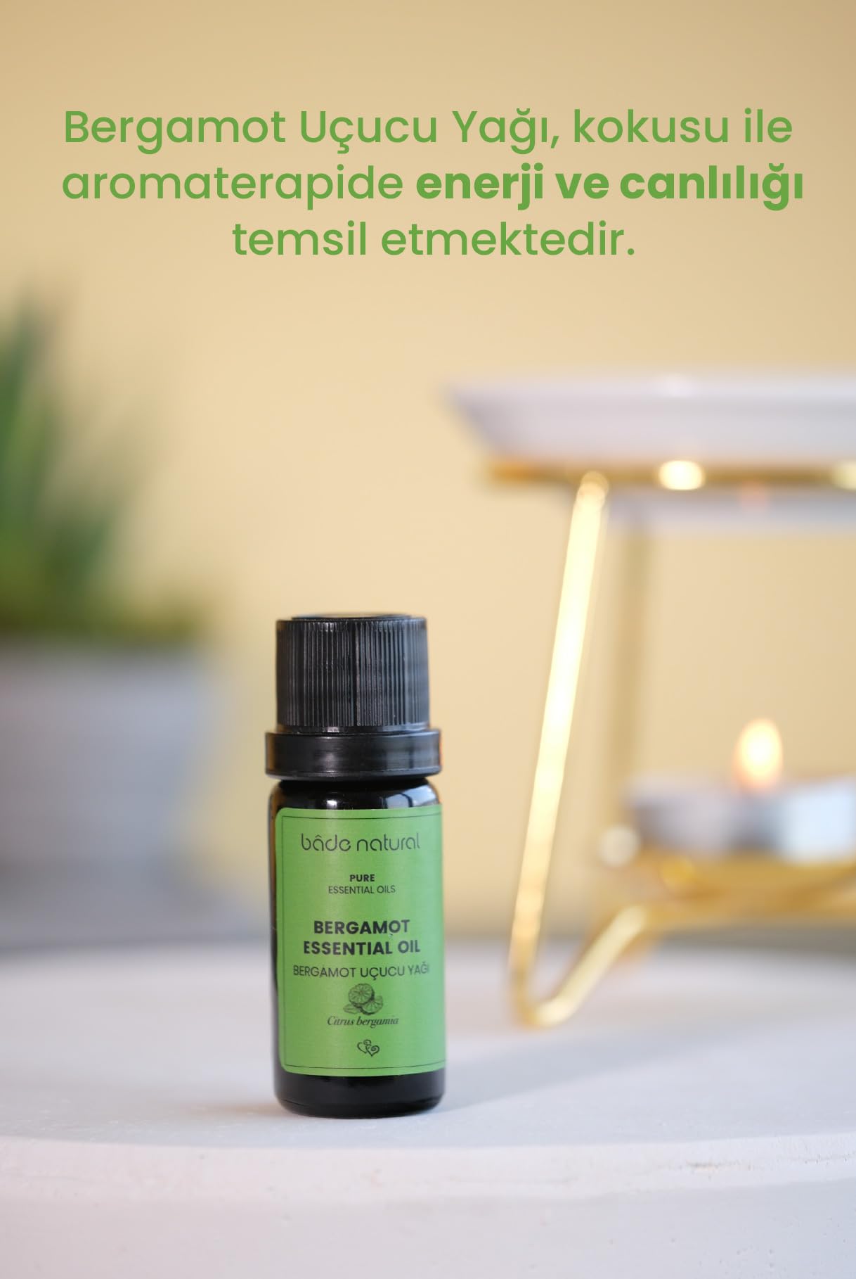 Bade Natural Bergamot Uçucu Yağı 1 Paket (1 X 10 Ml)