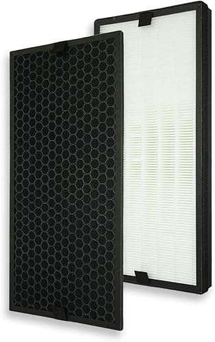 PUREBURG Kit de filtro HEPA de repuesto compatible con purificadores de aire Rowenta INTENSE PURE PU40XX Series PU4010 PU4015 PU4020 PU4025 Parte #