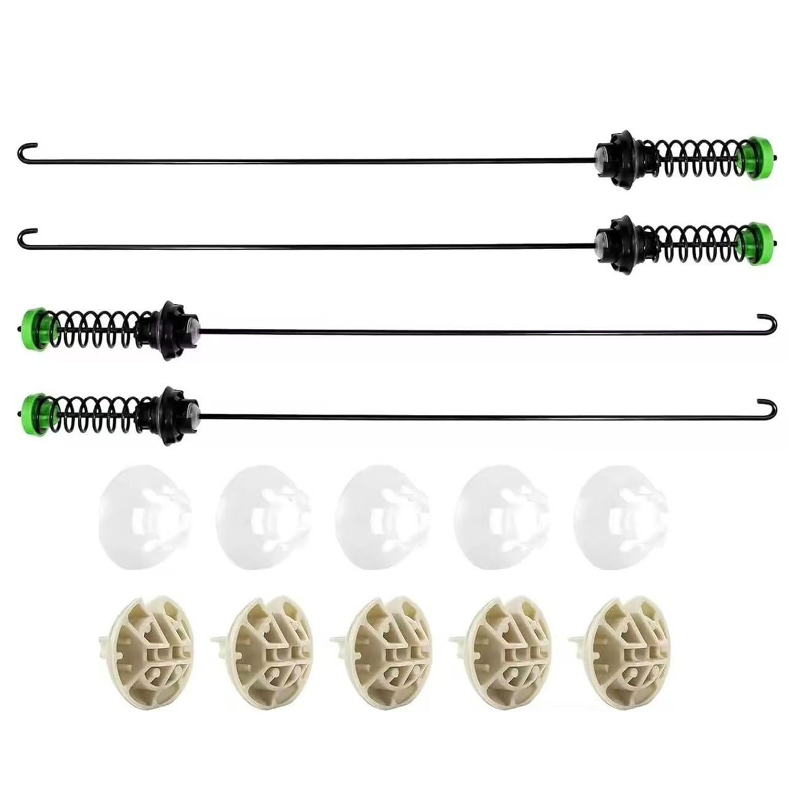 carotoe 4PCS Washer Suspension Rods 59cm Motion Absorption Replacement Parts Quick Install Washing Machine Parts