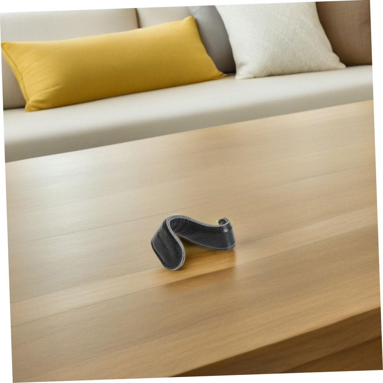 ibasenice Correa de Cuero Negro para Empuñaduras de Trombón en Forma de S Protector de Mano Cómodo para Práctica y Soporte del Deslizamiento en Instrumentos Musicales