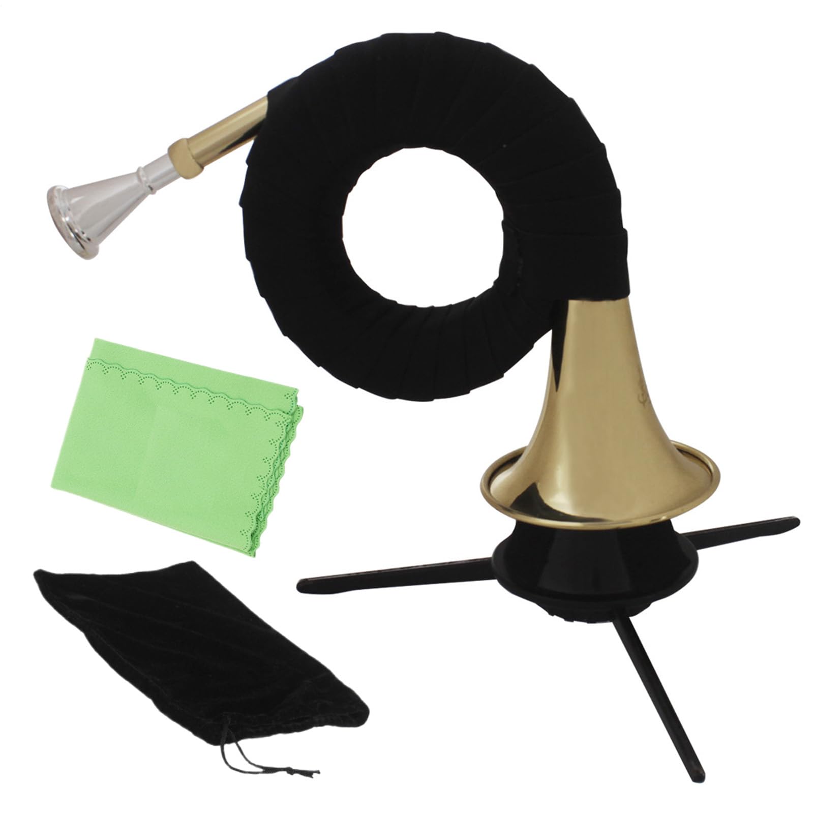 Francés, Mini instrumento musical | Modelo francés con soporte incluido | para principiantes amantes de la música ensayos al aire libre Viaje