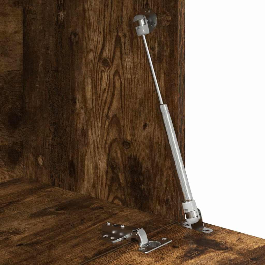 Scrivania per affumicatura, 71,5 x 31,5 x 106,5 cm, materiale in legno, moderno per computer desk con spazio di archiviazione per ufficio, scrivania versatile