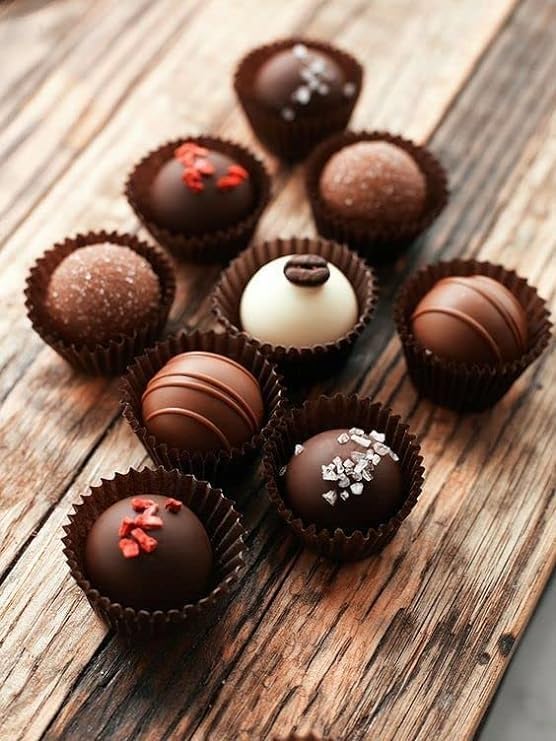 Image of Decadent Delights Truffles Chocolates With Tin Box | Belgian Chocolates Gift | Premium (1, Truffles Chocolate Gift Box)