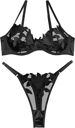 Lilosy Lingerie Set Womens Sexy Bra Panty 2 Piece