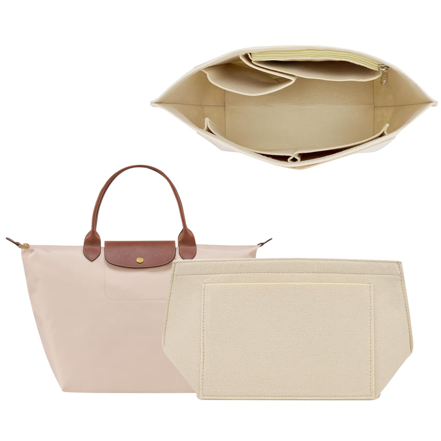 Amazon.com: KOMHPS Bag Organizer Insert for longchamp le pliage